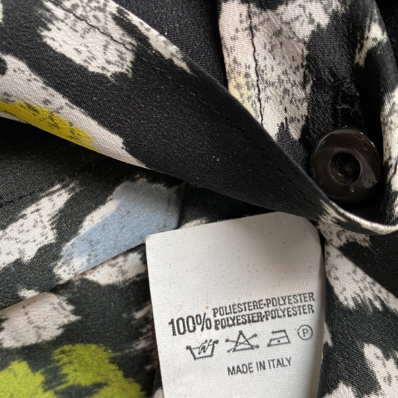 Alberto Biani Made in Italy 🇮🇹 Beautiful Print ButtonDown Shirt - Picture 10 of 13